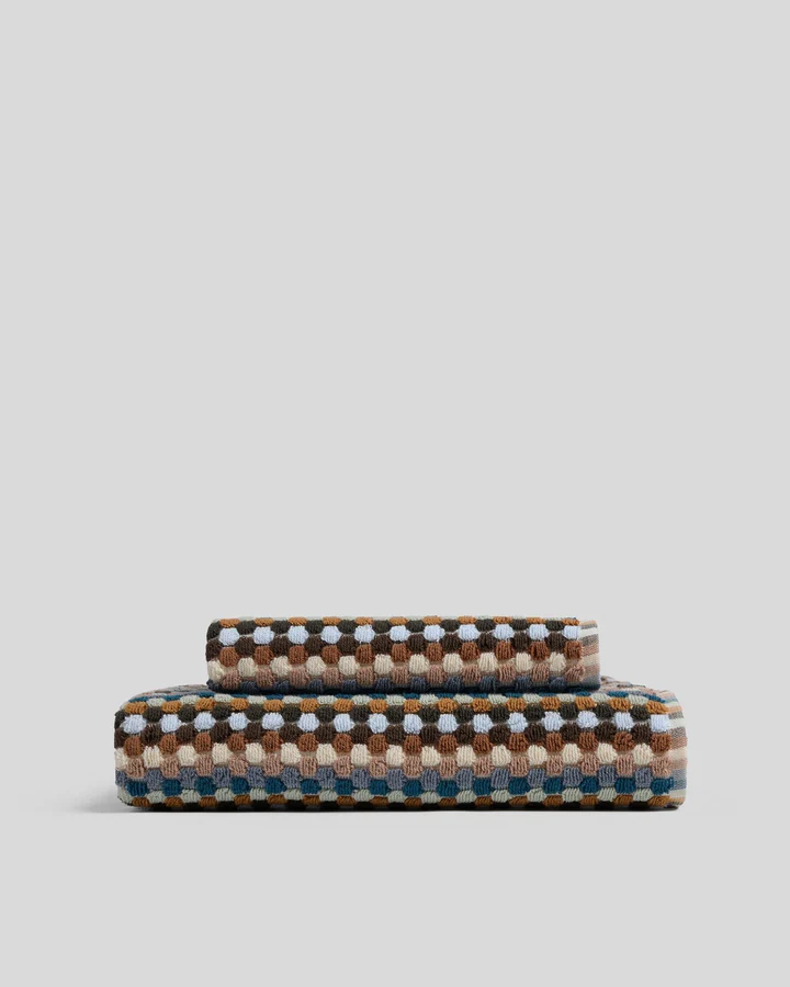 Organic Cotton Mosaic Towels